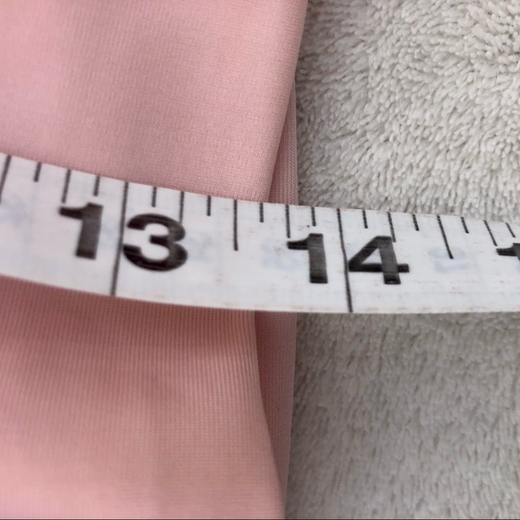 Shein Crop Top Peach Juniors Pleated - Picture 7 of 7